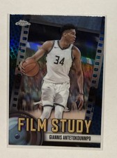 2024-25 Topps Chrome - Film Study Giannis Antetokounmpo #FS-3 Blue