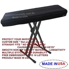 Yamaha PSR S775 61KEYS keyboard CUSTOM FIT DUST COVER + EMBROIDERY ! MADE IN USA