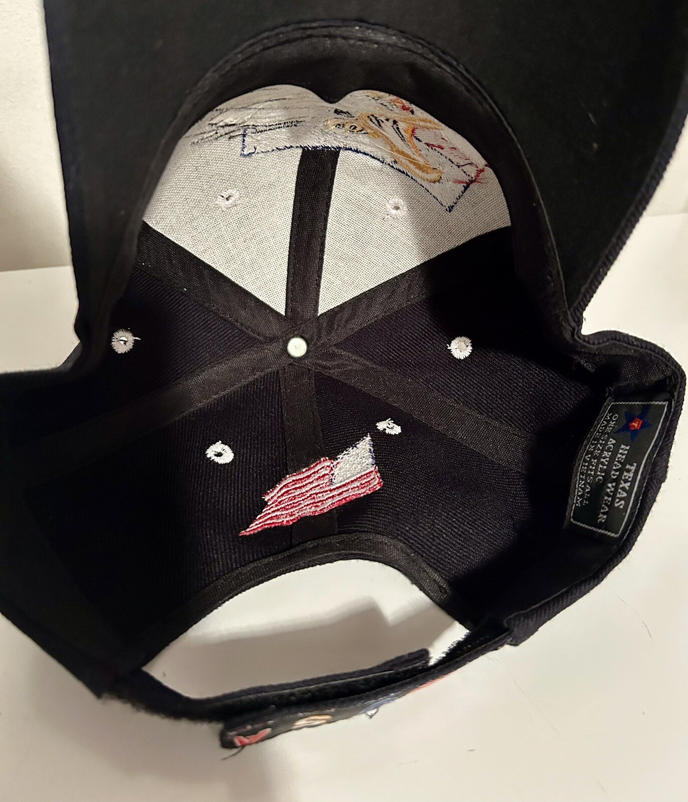 Baseball Hat Cap USA Motorcycle Eagle Flag Texas … - image 10