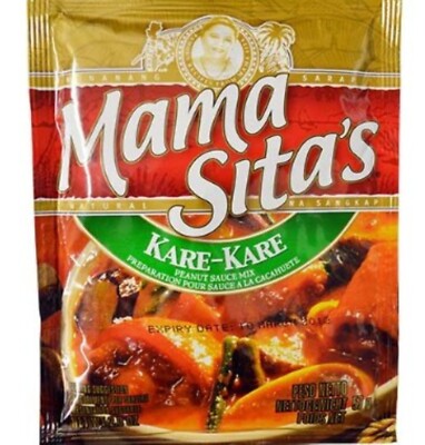 Mama Sita's Kare-Kare Peanut Sauce  57g - Authentic Filipino Flavor 2 to 12 pcs