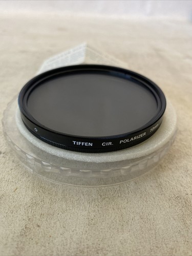 Tiffen 72mm Circular Polarizer Lens Filter. Shows Some Haze - Picture 2 of 7