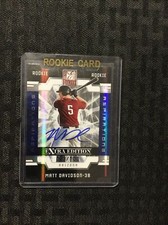 2009 DONRUSS ELITE MATT DAVIDSON AUTOGRAPH RC ASPIRATIONS 023/100 HOT