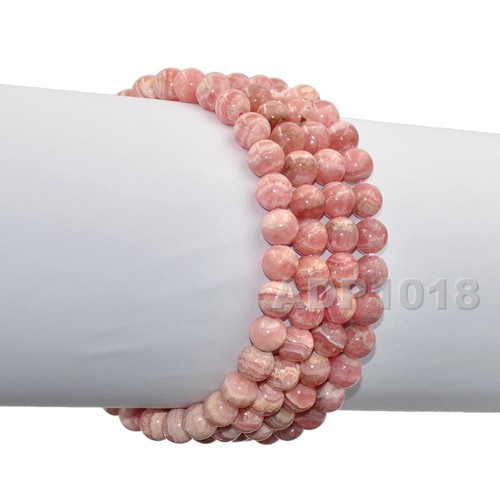 8mm Grade A Gemstone Semi Precious Round Beads Stretch Bracelet 7“ Unisex - Picture 61 of 97