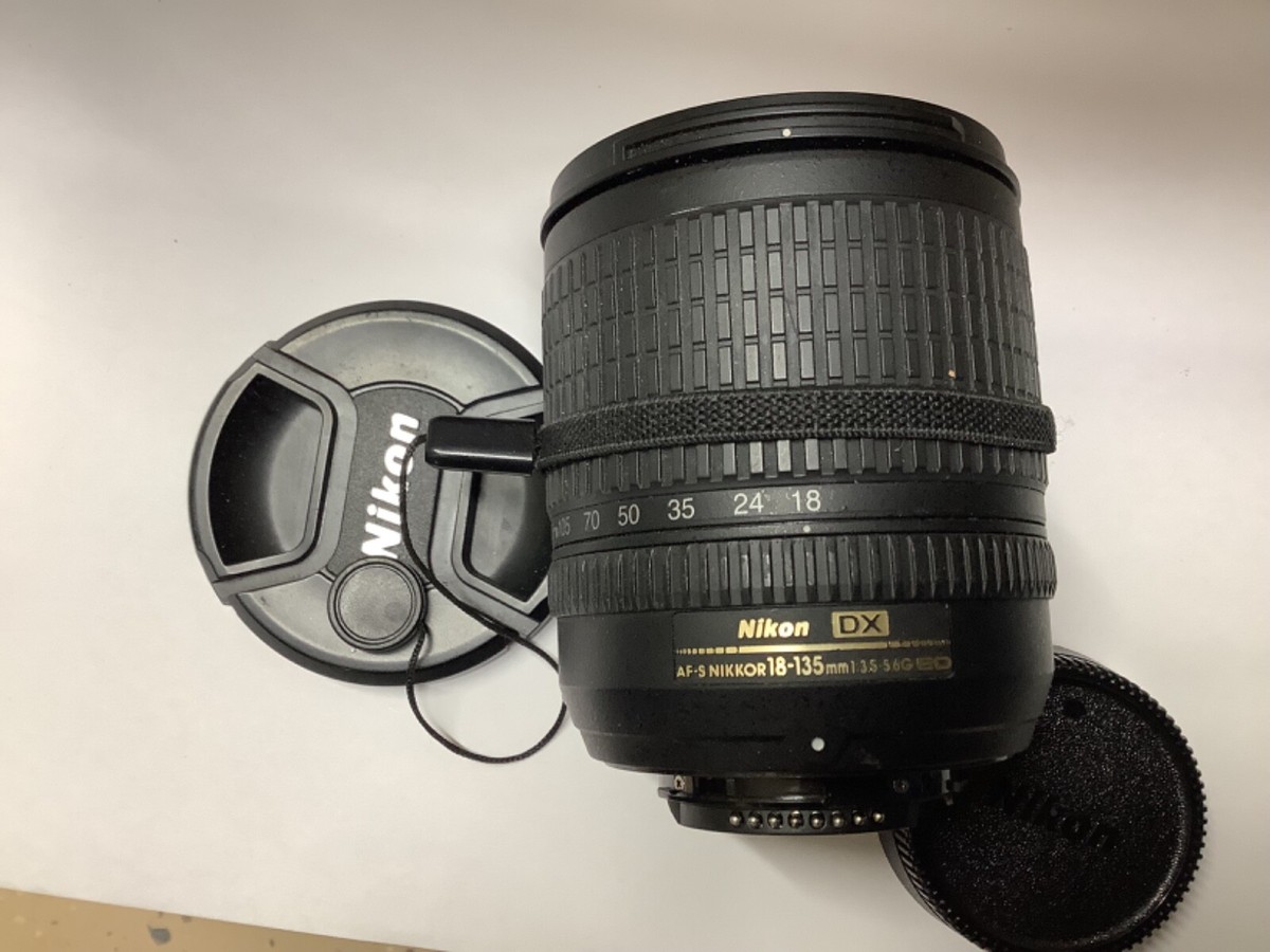 Nikon DX AF-S Nikkor 18-135mm f/3.5-5.6G ED Lens w/ Caps | eBay UK