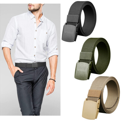 Ceinture Tactique Militaire à Libération Rapide - 5 Couleurs, Toile, Pour Pantalon Ou équipement