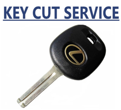 KEY CUT SERVICE + TOY48 Transponder Chip Keys For Lexus 4C chip (short)