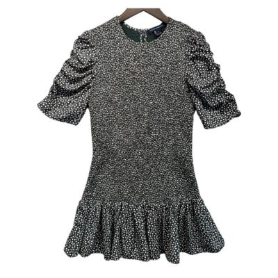french connection grey dress French Connection Houndstooth Wool Mini Dress  Threads Jackson
