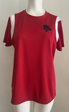 il migliore koszula czerwono-biała z fryzyjskim koniem detale nowa M jeździecka