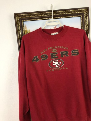 Vintage 90's NFL San Francisco 49ers Sweatshirt Rare Hype Crewneck Mens Size L - Picture 3 of 13