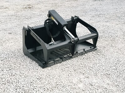 #ad #ad 42quot; Solid Bottom Bucket Grapple Attachment Fits Mini Skid Steer Bobcat MT $1224.99