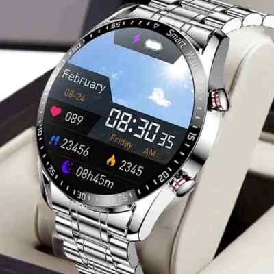 Smart Watch Men Bluetooth Call Smart Clock Sports Fitness Tracker