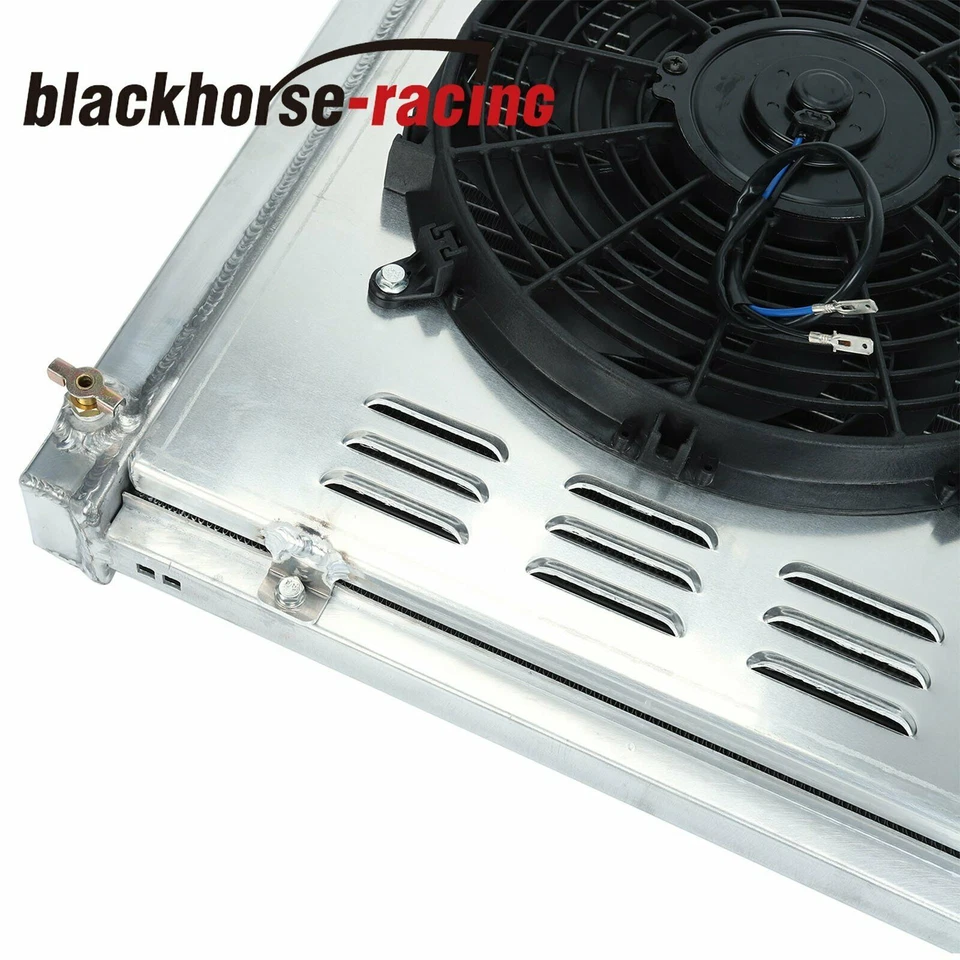Aluminum Radiator 3 Row+Shroud Fan For 68-73 Chevy Chevelle Impala/71-90 Caprice - Image 4 of 4