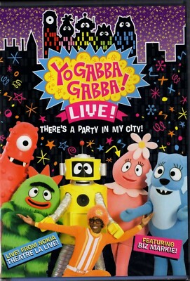 Yo Gabba Gabba: Live-There's a Party in My City (DVD, 2012)Featuring Biz Markie!
