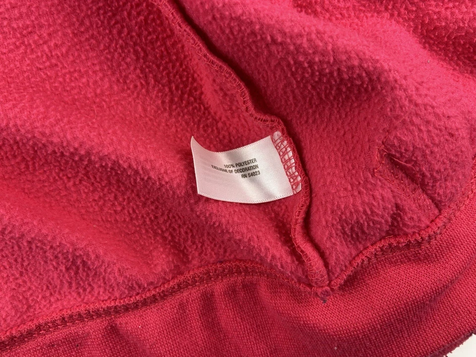 Old Navy Girls Red Long Sleeve Zip Up Sweatshirt Size Small - Image 3 of 4