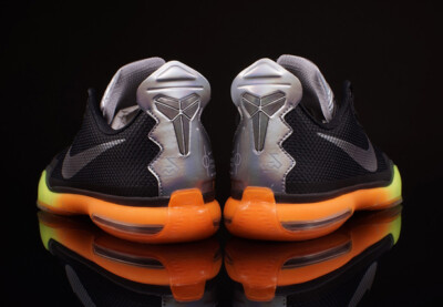 NIKE KOBE X 10 AS ALL STAR BLACK MULTICOLOR VOLT ORANGE 742546-097
