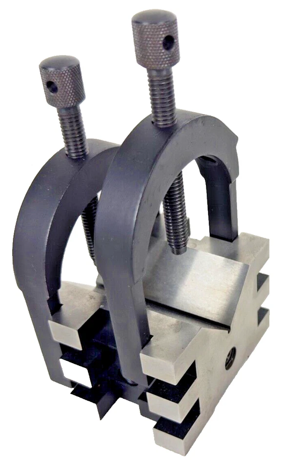 Juego de abrazaderas Starrett Machinist V-Block 2" x 1-7/16" x 1-9/16" acero endurecido nuevo Foto 3 de 4