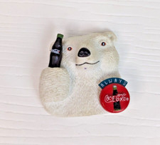 VINTAGE Coca-Cola Refrigerator Fridge Magnet  Polar Bear 90&rsquo;s Coke 1995