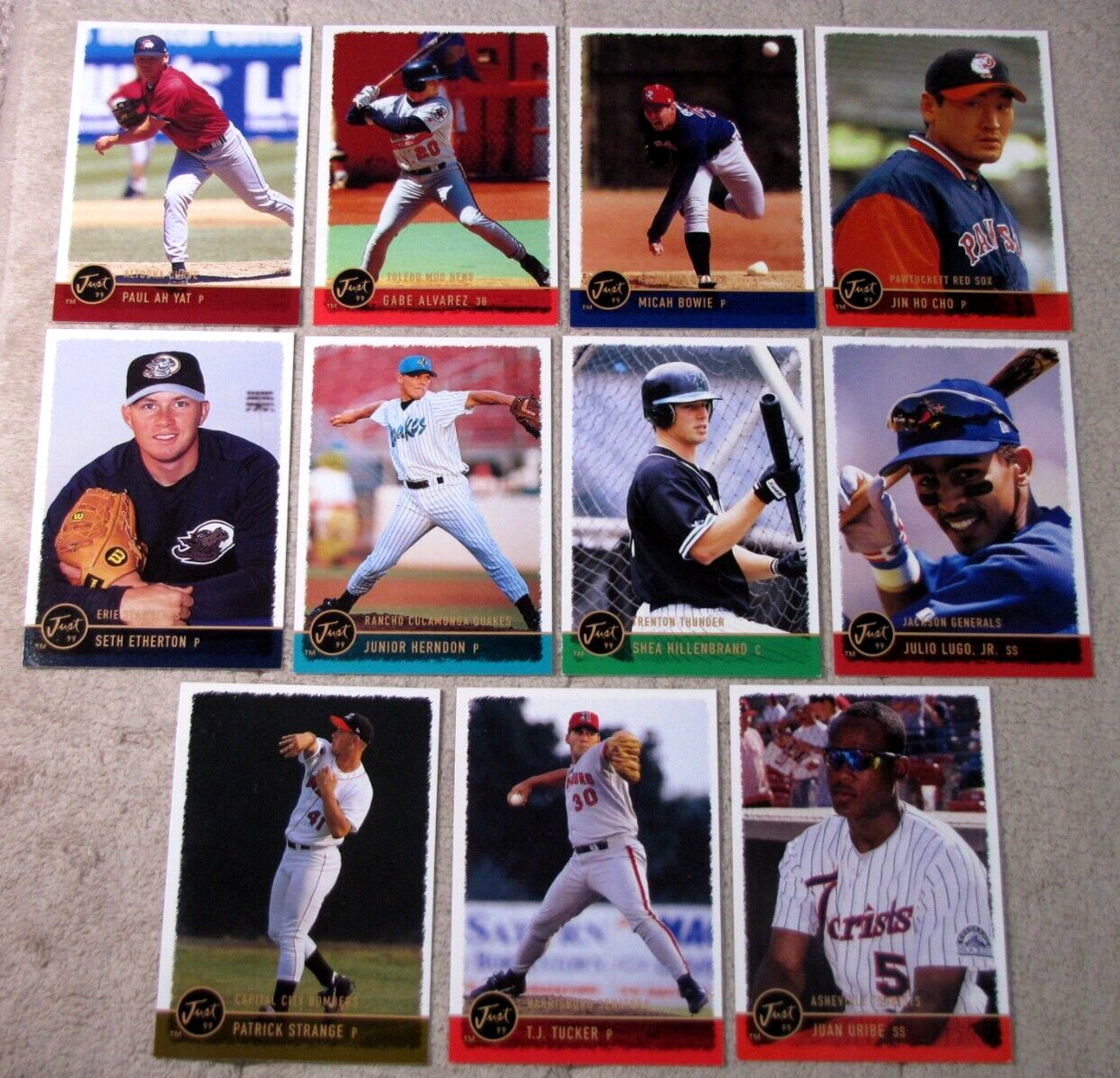 1999 Just Minors Baseball  (Pick Choose Complete)