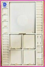 PANDORA WHITE DEALER JEWELRY DISPLAY TRAY MULTIPLE LAYOUTS RARE RETIRED WOOD