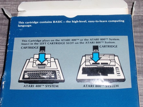 Boxed Atari CXL4002 BASIC Computing Language Cartridge for Atari 400/800 1979 - Picture 9 of 15