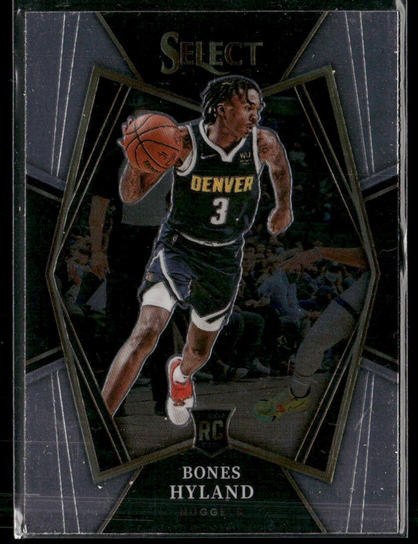 2021-22 Panini Select Premier Level Bones Hyland #174 RC Denver Nuggets