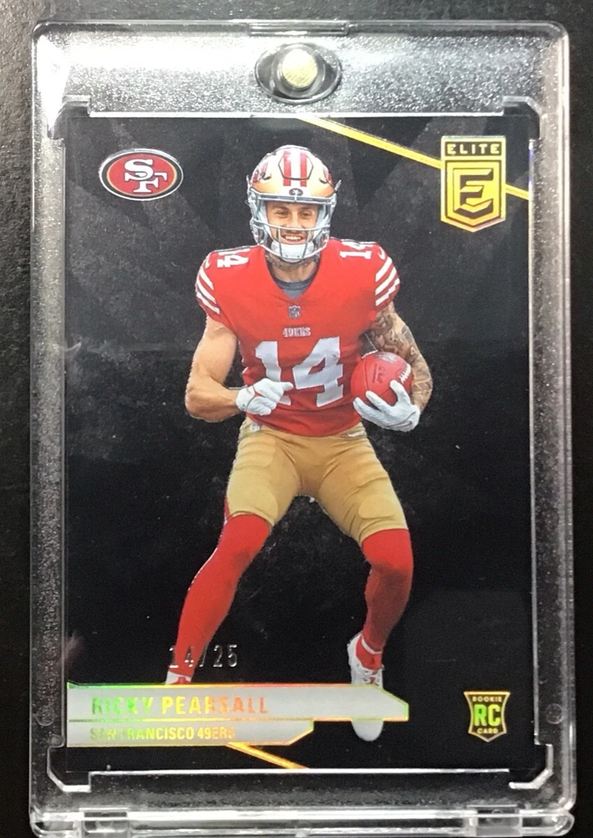 🔥2024 Panini Donruss Elite Ricky Pearsall Rookie RC Black SSP Jersey #'d 14/25