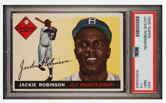 1955 TOPPS Jackie Robinson #50 PSA 7.5 NM+