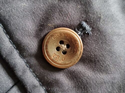 PAUL SMITH Chaqueta Abrigo de Campo Para Hombres M Ajuste Regular Azul Marino Acolchado PVP £475 - Imagen 10 de 15