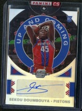 2019-20 Panini Contenders Optic Sekou Doumbouya Auto /125 Silver Up and Coming