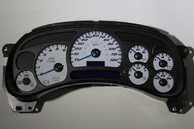 03 04 05 06 SILVERADO SS SPEEDOMETER CLUSTER CUSTOM SUPER SPORT COMPLETE DASH BB