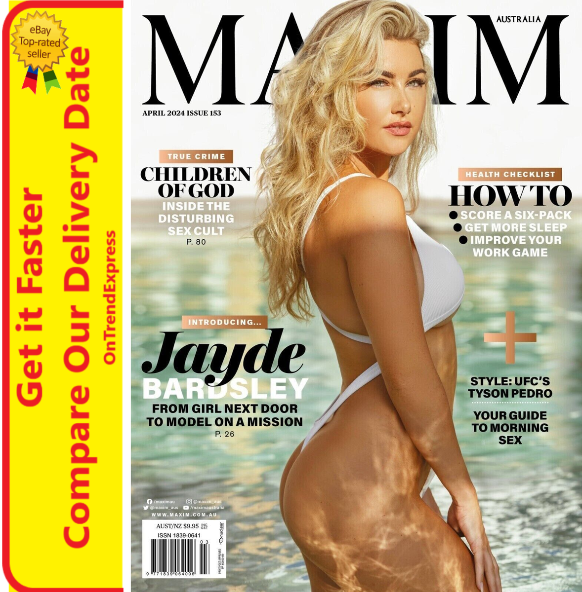MAXIM Australia Magazine April 2024 Issue 153 Jayde Bardsley