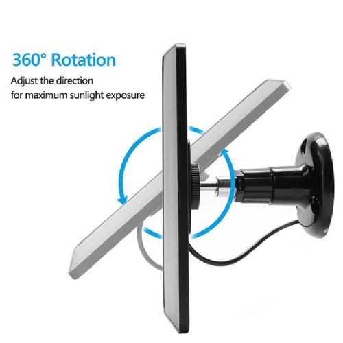 Solarpanel für Überwachungskamera Aussen DC 5V Outdoor Akku Kamera mit Micro USB - Bild 8 von 23