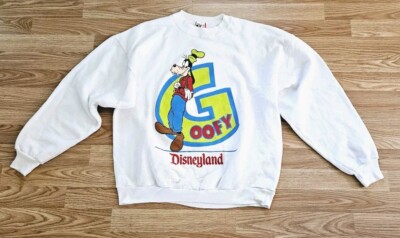 Vintage 80s Disney Disneyland Goofy Graphic Crewneck Sweatshirt