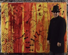 Mark Little original￼ canvas￼￼￼ Painting 81” X 62” XL (6ft. 9in)Abstract Modern