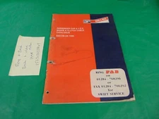 BORG AND BECK BRAKE AND CLUTCH  CABLES Catalogue   DATED 1995