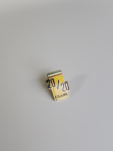 20/20 Club Lapel Pin Baseball 20 Doubles Triples HRs Rare Collectible  
