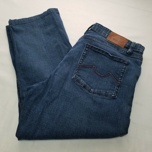 Denim Jeans Mid Rise Solid Blue 