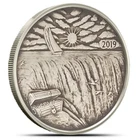 2019 - ANTIQUE 1 oz .999 Fine Silver Ends of the Earth Silverbug Island Silver