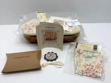 LONGABERGER 2003 Mothers Day Special Things Basket w/Liner, Tie On & Lid--NEW