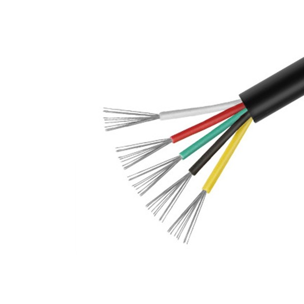 Schwarzes UL2464 18AWG 5-Adriges Multi-Core-Kabel - 1 Meter-image