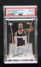2004 Upper Deck Exquisite Collection 67/100 Tony Parker PSA 6 Patch Auto HOF 1q7