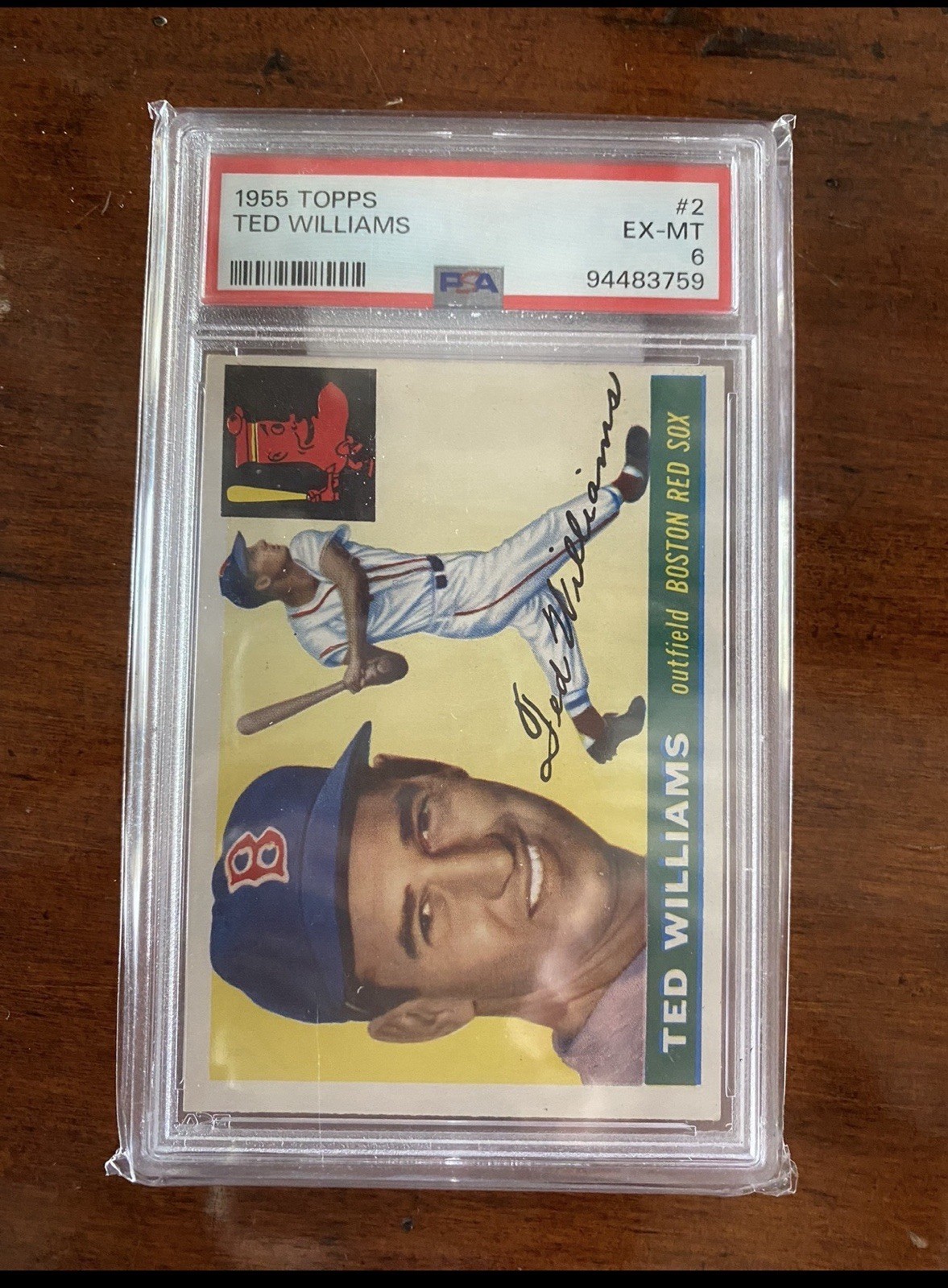 1955 Topps - Ted Williams #2 (PSA 6)
