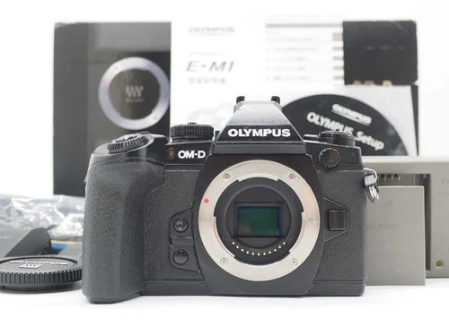 Olympus OM-D E-M1 16.3MP Digital Black Body 41253 Shots w/ Box [Exc+++] #Z6228A