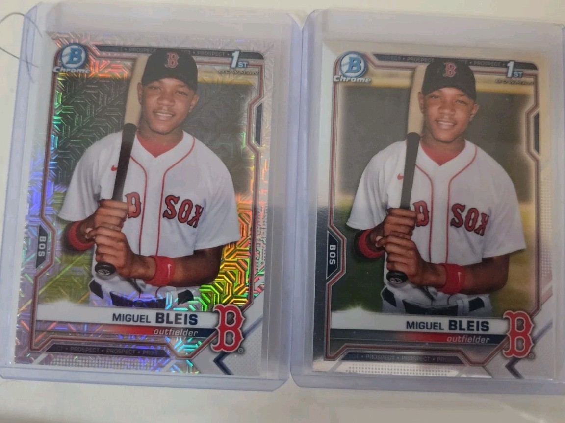 2021 Bowman Chrome - Miguel Bleis BCP-167 Mojo Refractor (RC) Plus base 1st