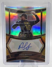 2025 Panini Select Paul Skenes Silver Prizm Auto Signatures Pirates