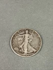 1945-D Walking Liberty Half Dollar, Fine Condition, 90% Silver Coin