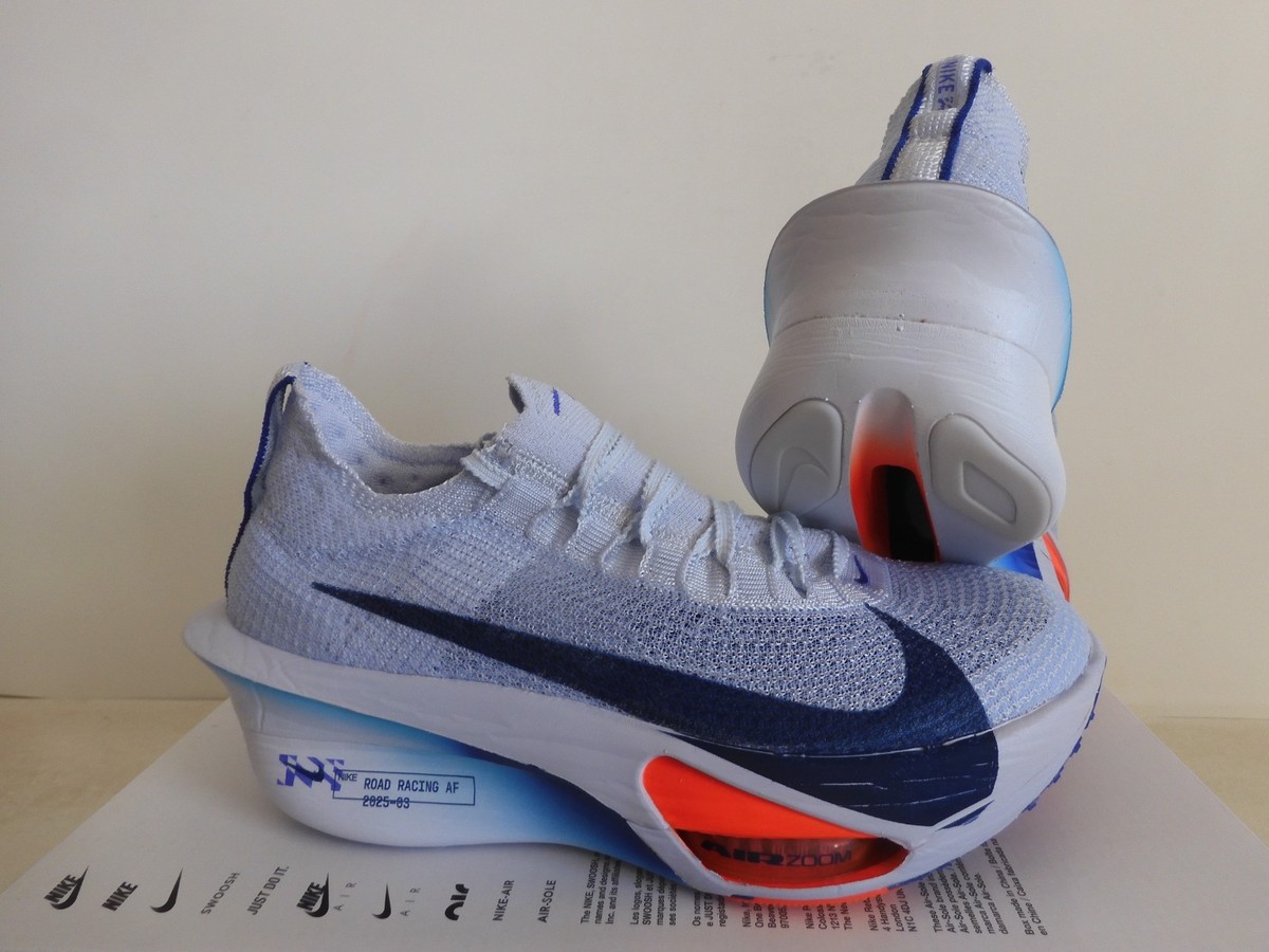 Nike Air Zoom Alphafly Next% 3 Football Grey-Blue Void Mens Sz 8