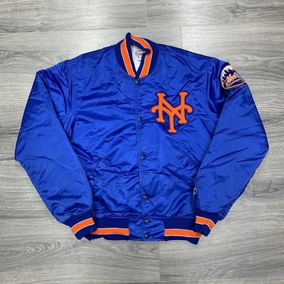 90sSTARTER NYMETsヴィンテージジャケット Vintage 90S Starter New York Mets Satin Jacket Medium BASEBALL