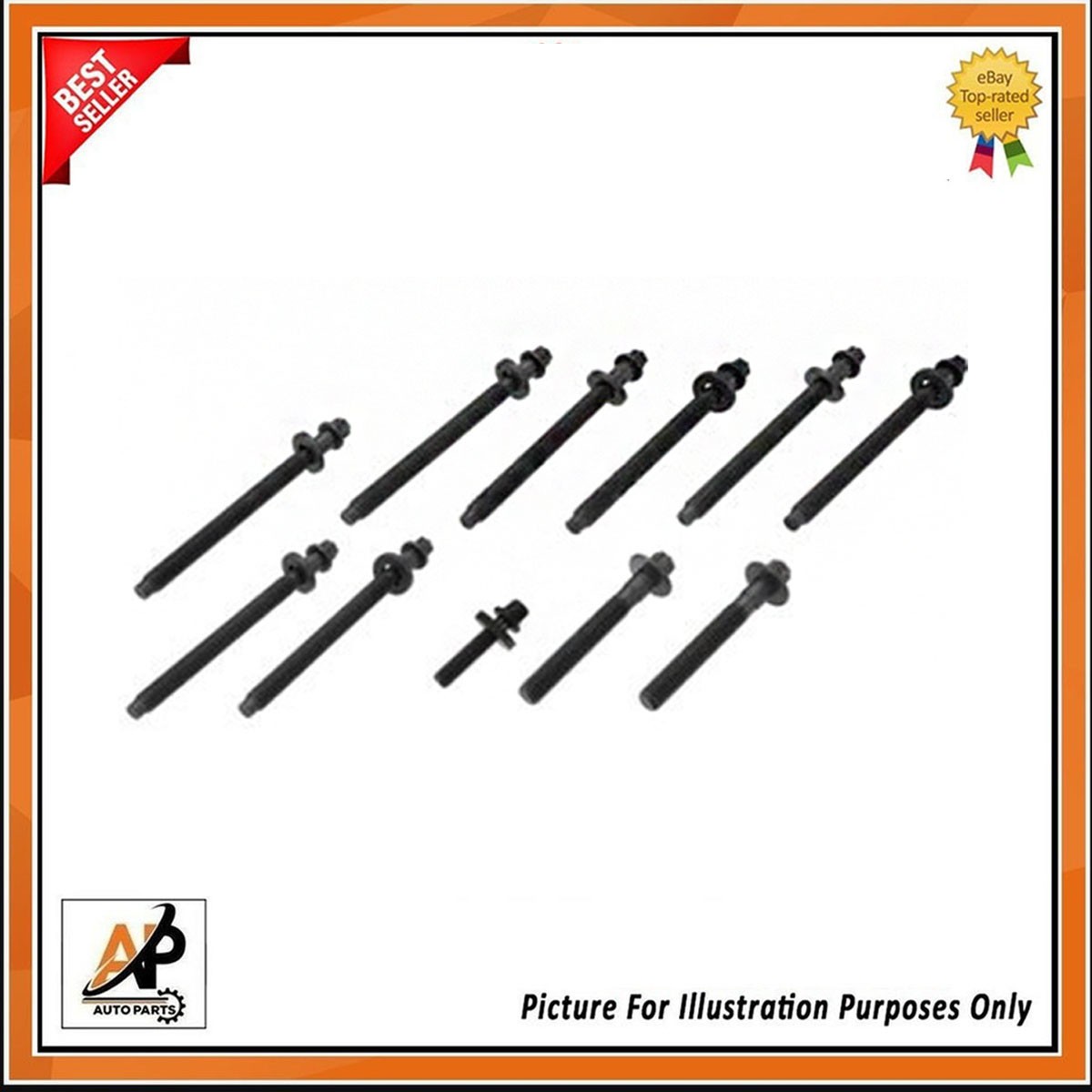 BGA Cylinder Head Bolt Set M8 fits Citroën Berlingo 2018-2019 1.2 - Image 8