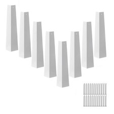 8 Pieces Siding Accessory DIY-Friendly Aluminum Siding Corner Cover Long-Lasting
